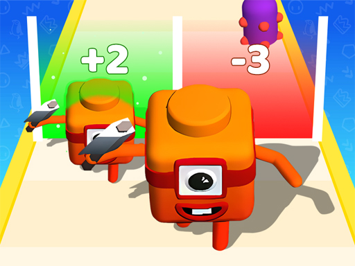Merge Number Cube 3D Run