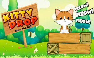 Kitty Drop Online Physics Puzzle Game