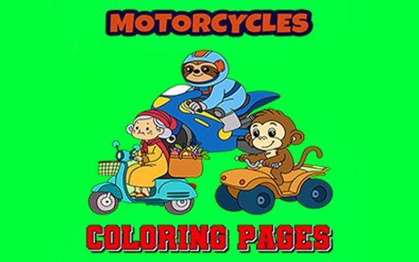 Motorcycle Coloring Pages Online Game