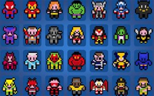 Pictures by Numbers: Superheroes Coloring Puzzle Game Online - Puzzle Game