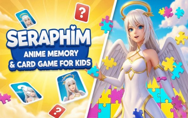Seraphim Anime Memory & Card Game for Kids - Free Online Puzzle Game