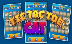 Tic Tac Toe Cat - Cute Puzzle Game Online Puzzle Game