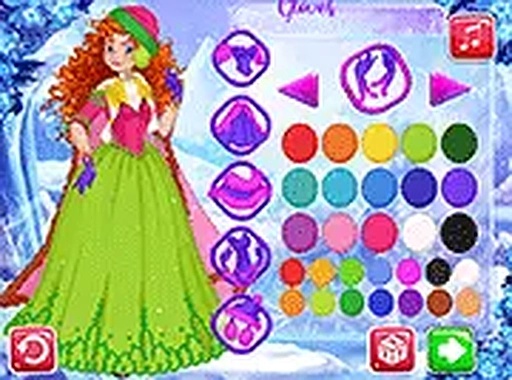 Princess Winter Wonderland Dress Up Online Game