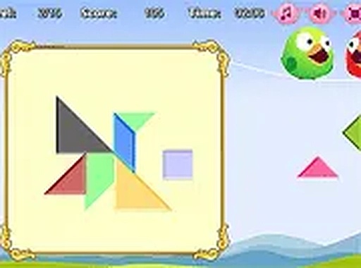 Tangram Birds Puzzle Game