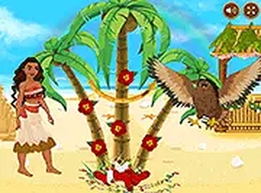 Moana's Christmas Tree Decoration Game