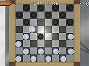 Checkers By Fireplace Online Game