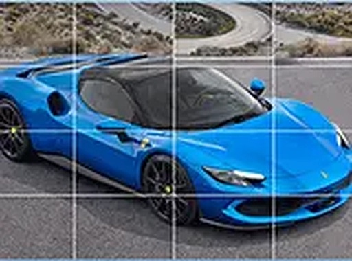 Ferrari 296 GTS Slide Puzzle Game