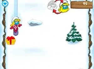 Smurfy Snowboard Online Game